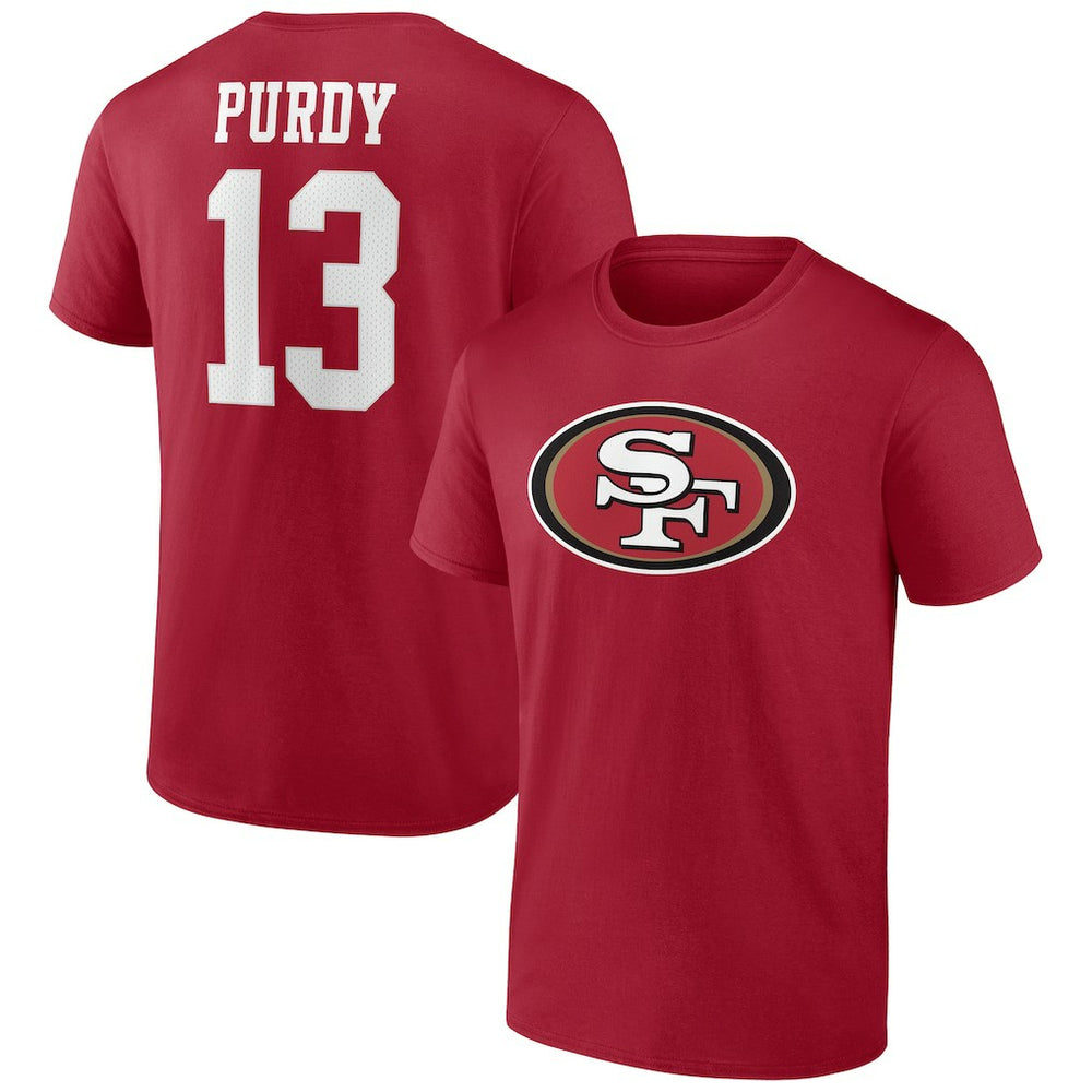 San Francisco 49ers  Brock Purdy  Player Icon T-Shirt