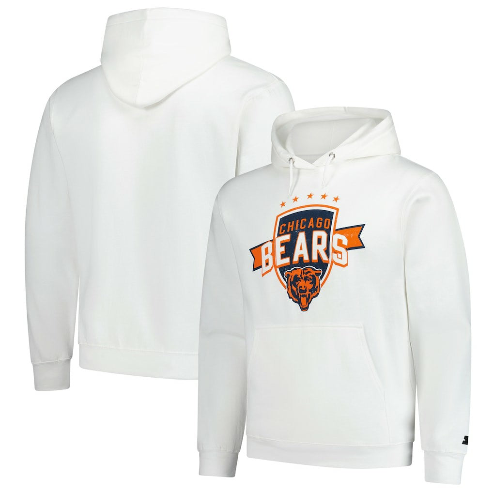 Chicago Bears  Starter Vintage Pullover Hoodie