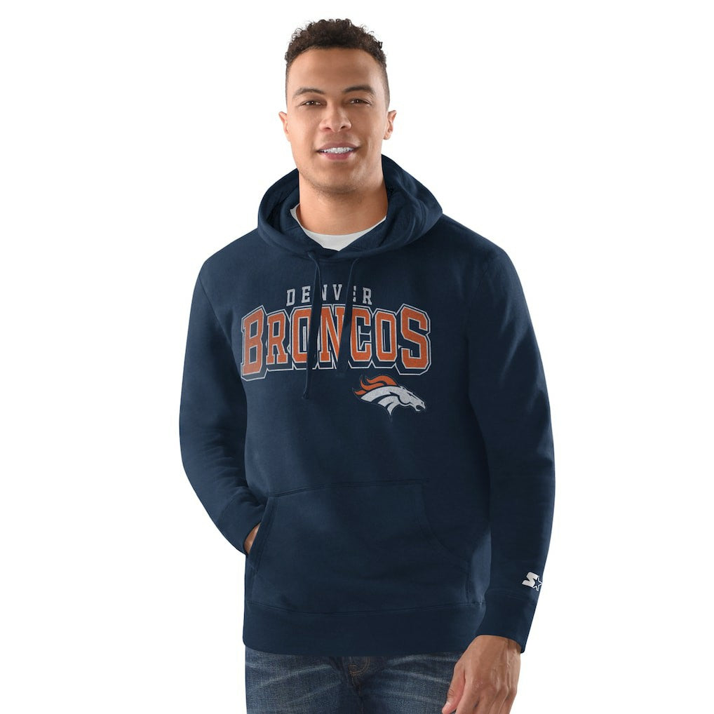 Denver Broncos  Starter Vintage Pullover Hoodie