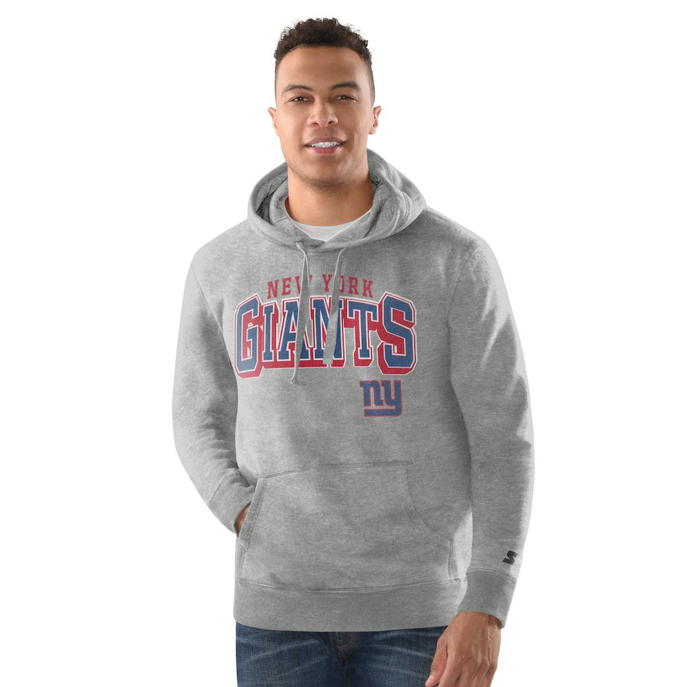New York Giants  Starter Vintage Pullover Hoodie