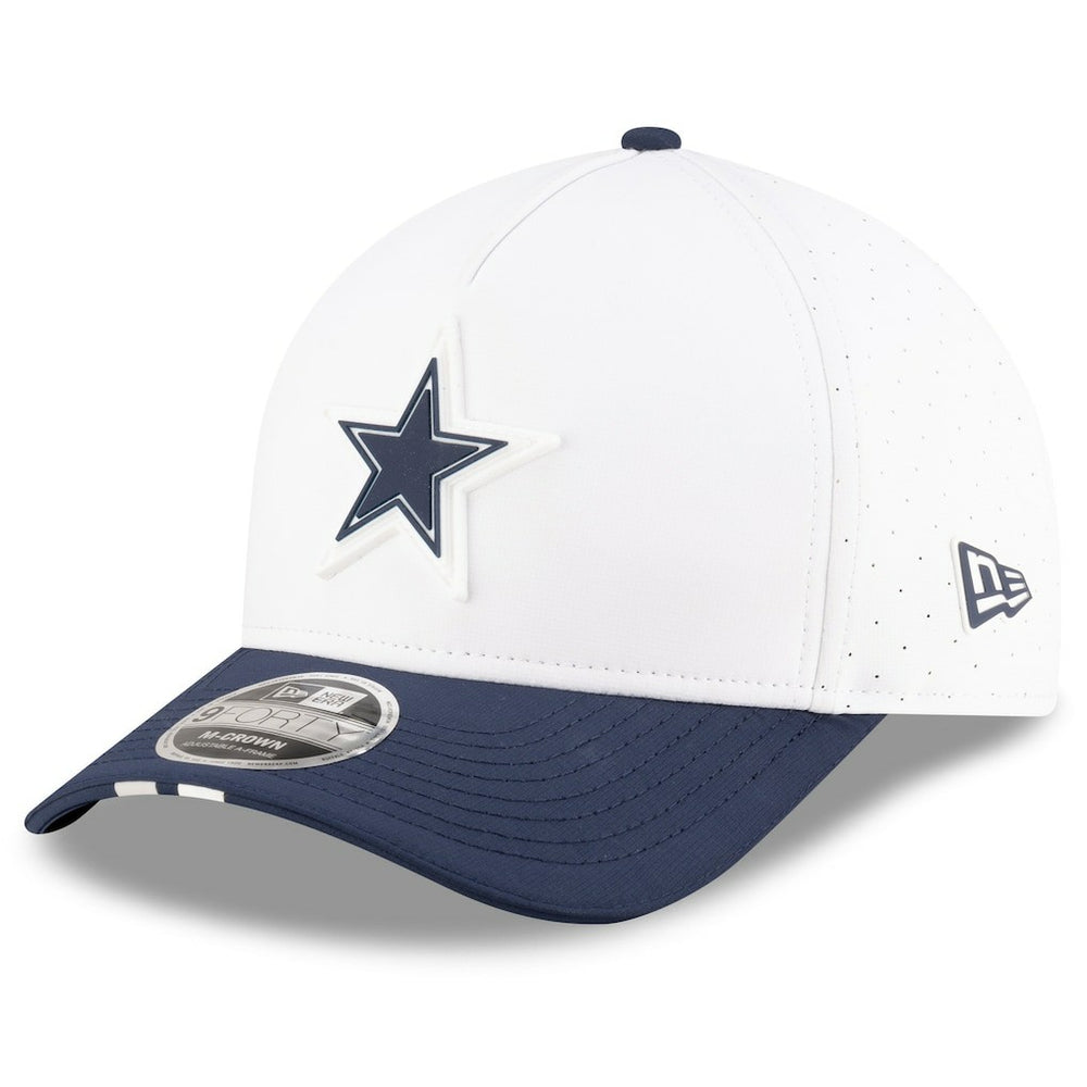 Dallas Cowboys New Era Youth 2025 NFL Training Camp A-Frame 9FORTY Adjustable Hat