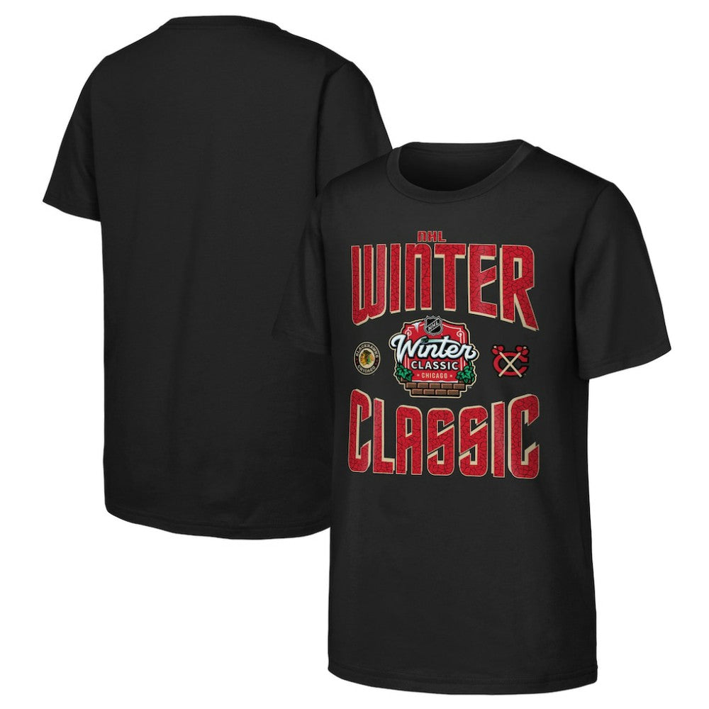 Chicago Blackhawks Youth 2025 NHL Winter Classic Game Day T-Shirt Online