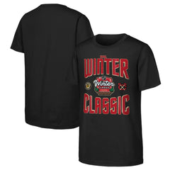 Chicago Blackhawks Youth 2025 NHL Winter Classic Game Day T-Shirt Online