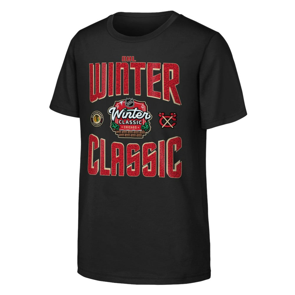 Chicago Blackhawks Youth 2025 NHL Winter Classic Game Day T-Shirt Online