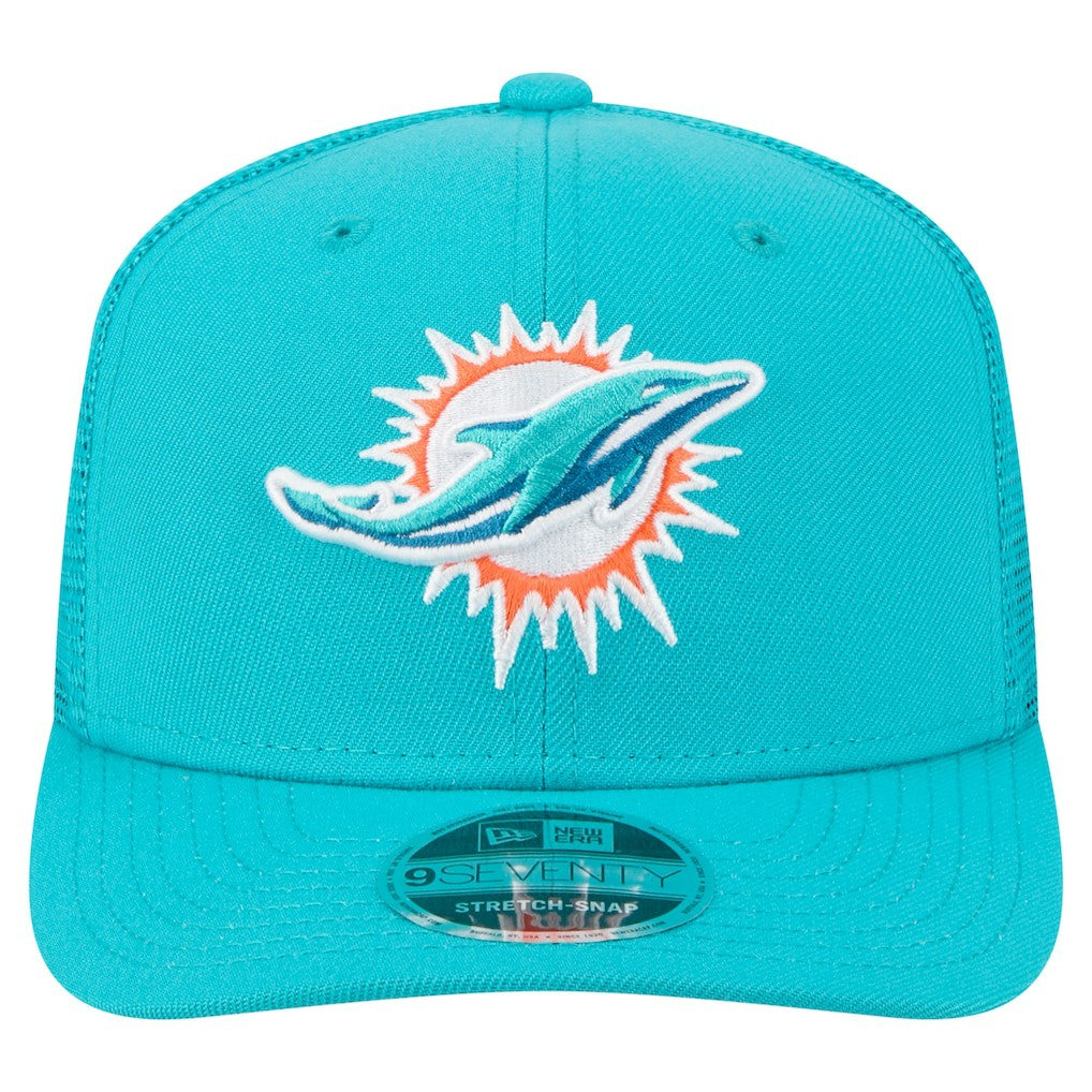 Miami Dolphins New Era Team Collection 9SEVENTY Stretch-Snap Adjustable Hat