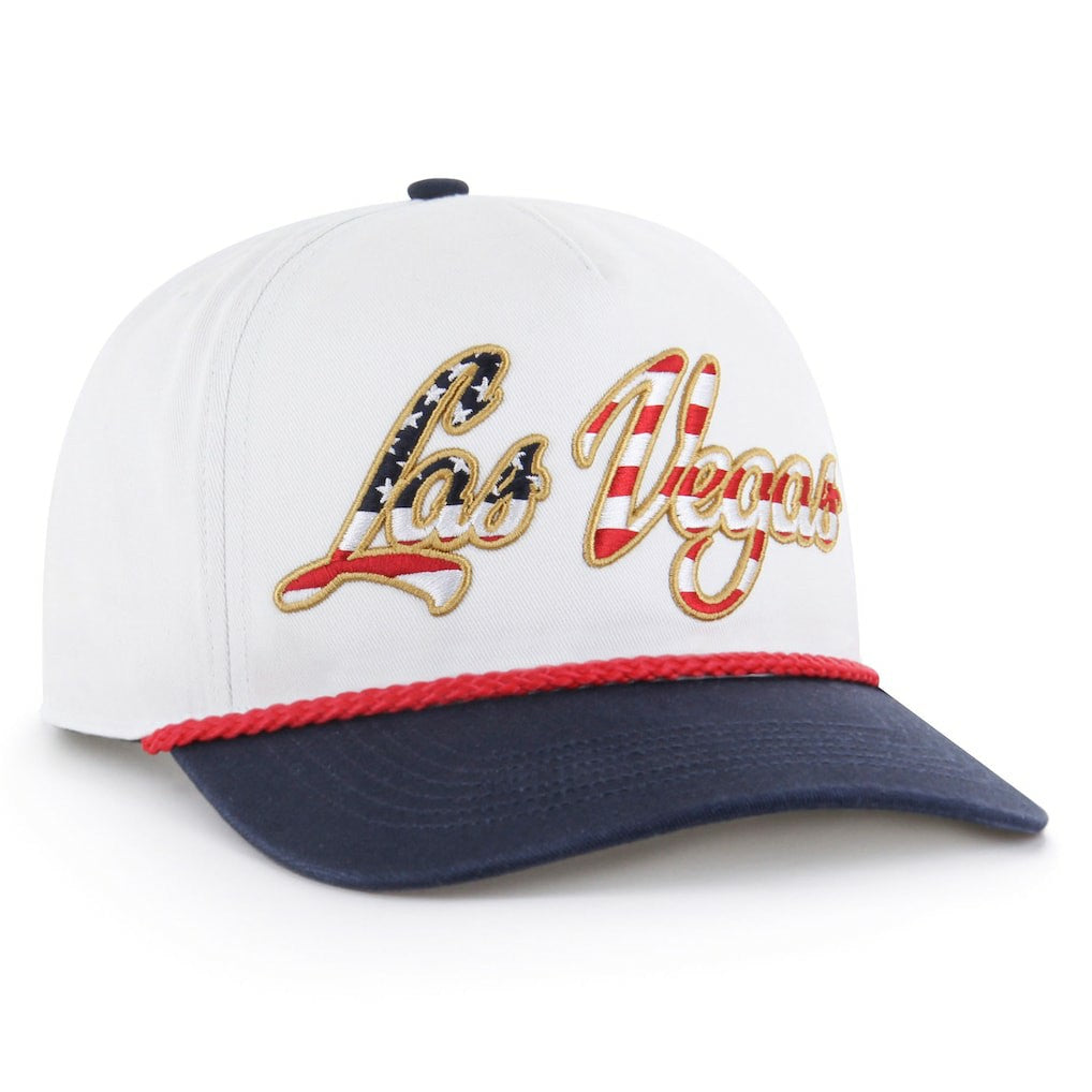 Las Vegas Raiders 47 brand '47 Patriotic Overhand Hitch Adjustable Hat