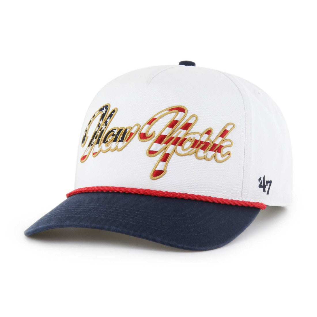 New York Jets 47 brand '47 Patriotic Overhand Hitch Adjustable Hat