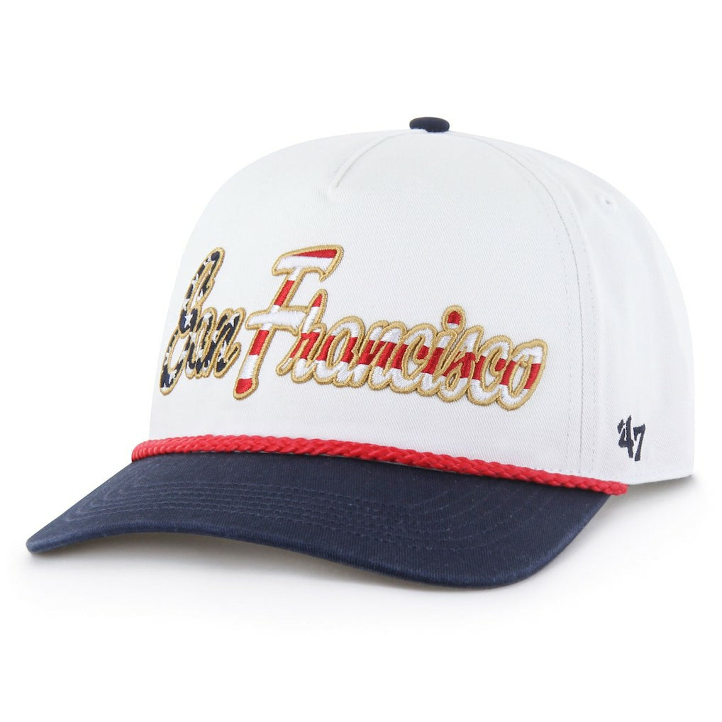 San Francisco 49ers 47 brand '47 Patriotic Overhand Hitch Adjustable Hat
