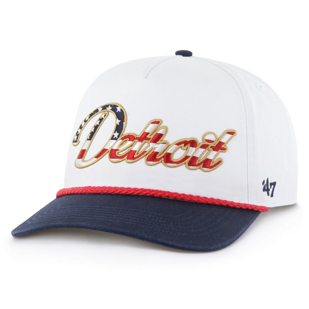 Detroit Lions 47 brand '47 Patriotic Overhand Hitch Adjustable Hat