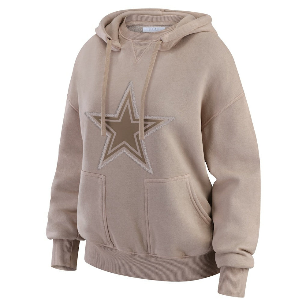 Dallas Cowboys  WEAR by Erin Andrews Women's Washed Pullover Crewdie