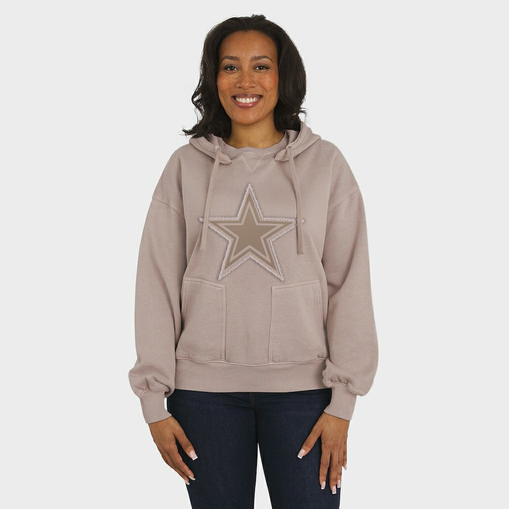 Dallas Cowboys  WEAR by Erin Andrews Women's Washed Pullover Crewdie