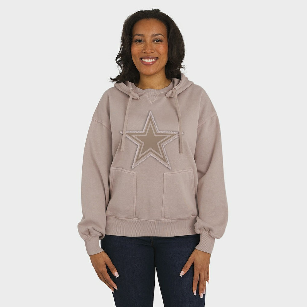Dallas Cowboys  WEAR by Erin Andrews Women's Washed Pullover Crewdie