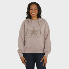 Dallas Cowboys  WEAR by Erin Andrews Women's Washed Pullover Crewdie