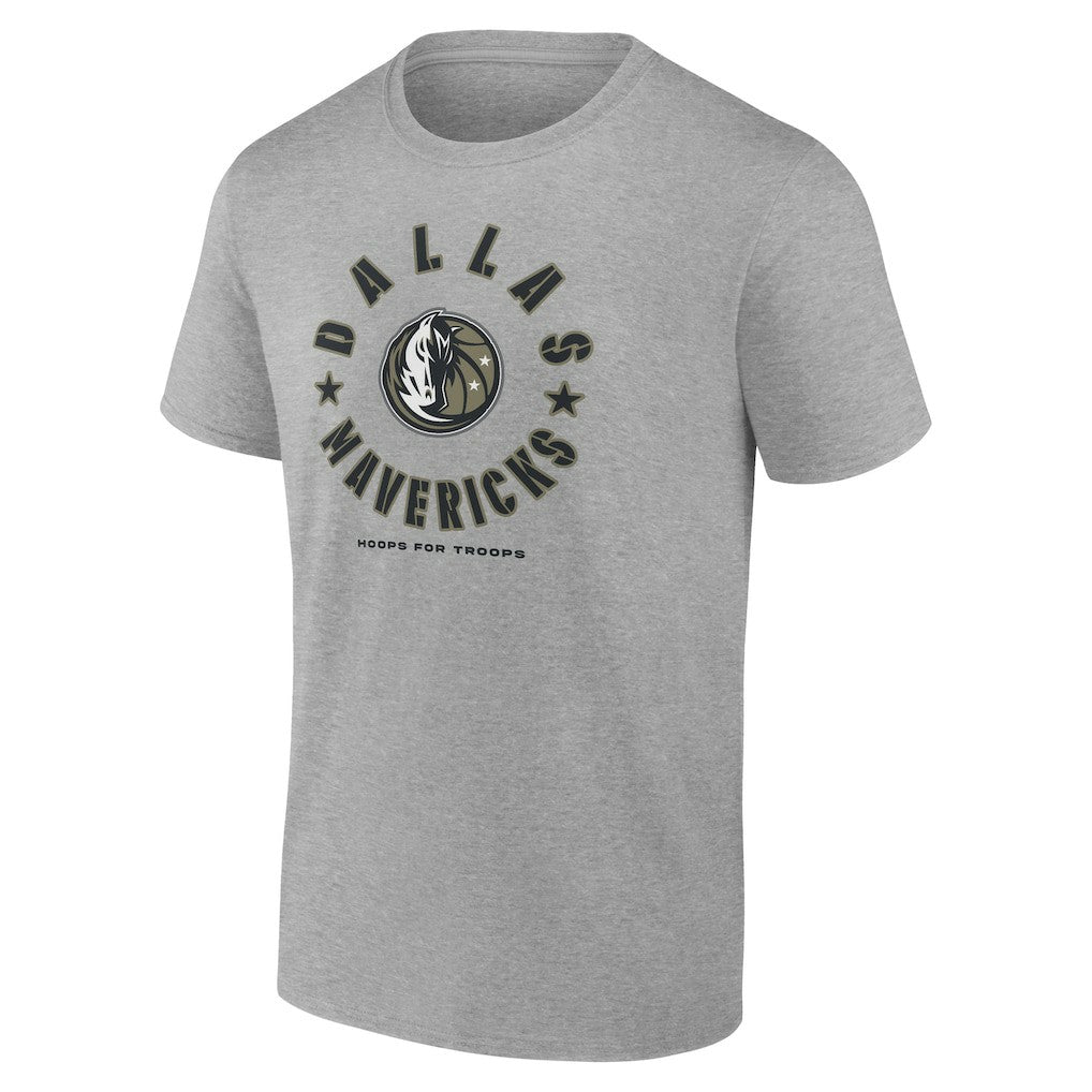 Dallas Mavericks Hoops for Troops T-Shirt sale Discount