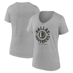 Dallas Mavericks Women's Hoops for Troops V-Neck T-Shirt sale Discount
