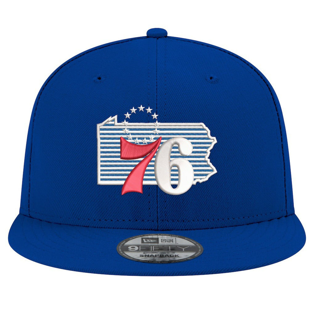 Philadelphia 76ers State Pride 9FIFTY Snapback Hat On Sale