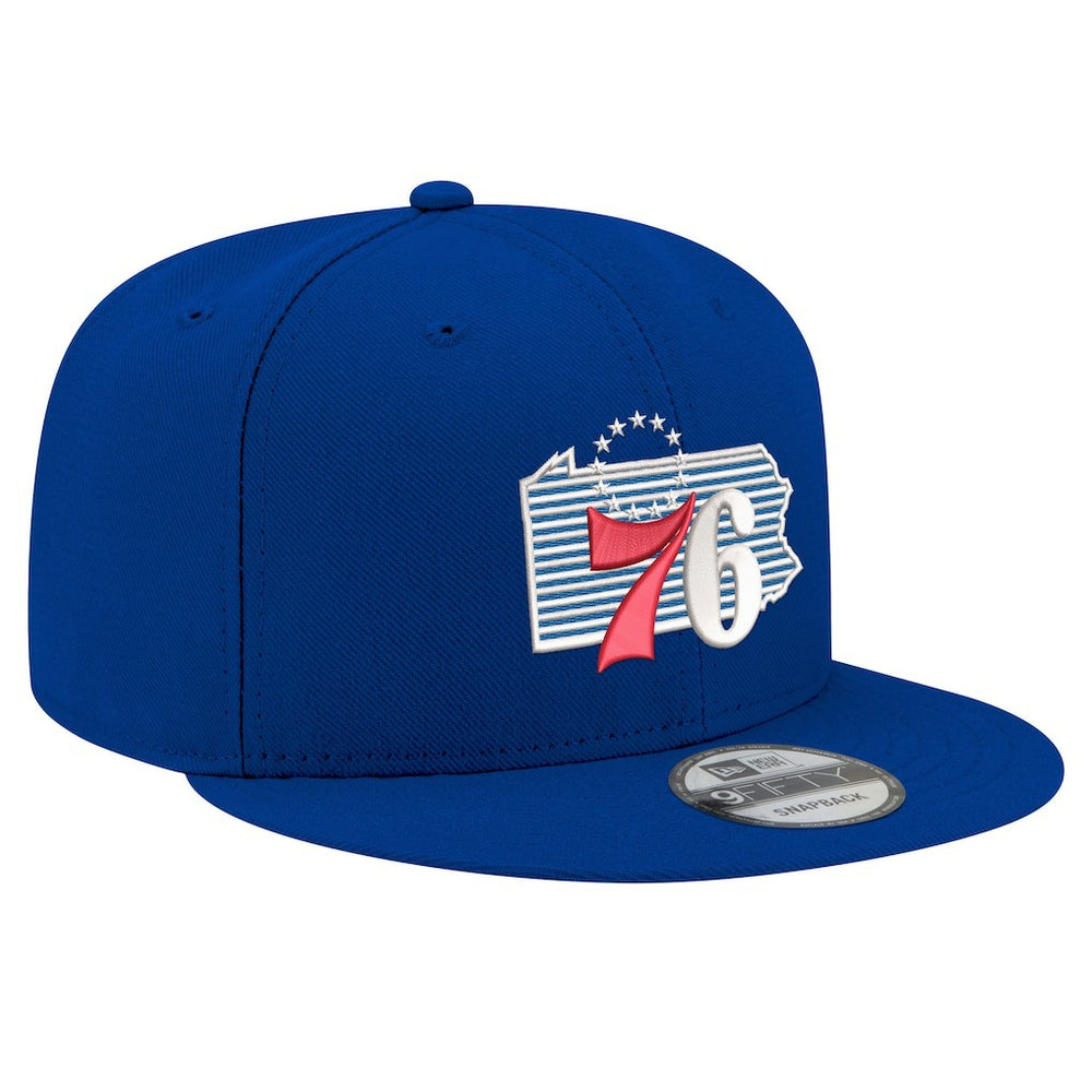 Philadelphia 76ers State Pride 9FIFTY Snapback Hat On Sale