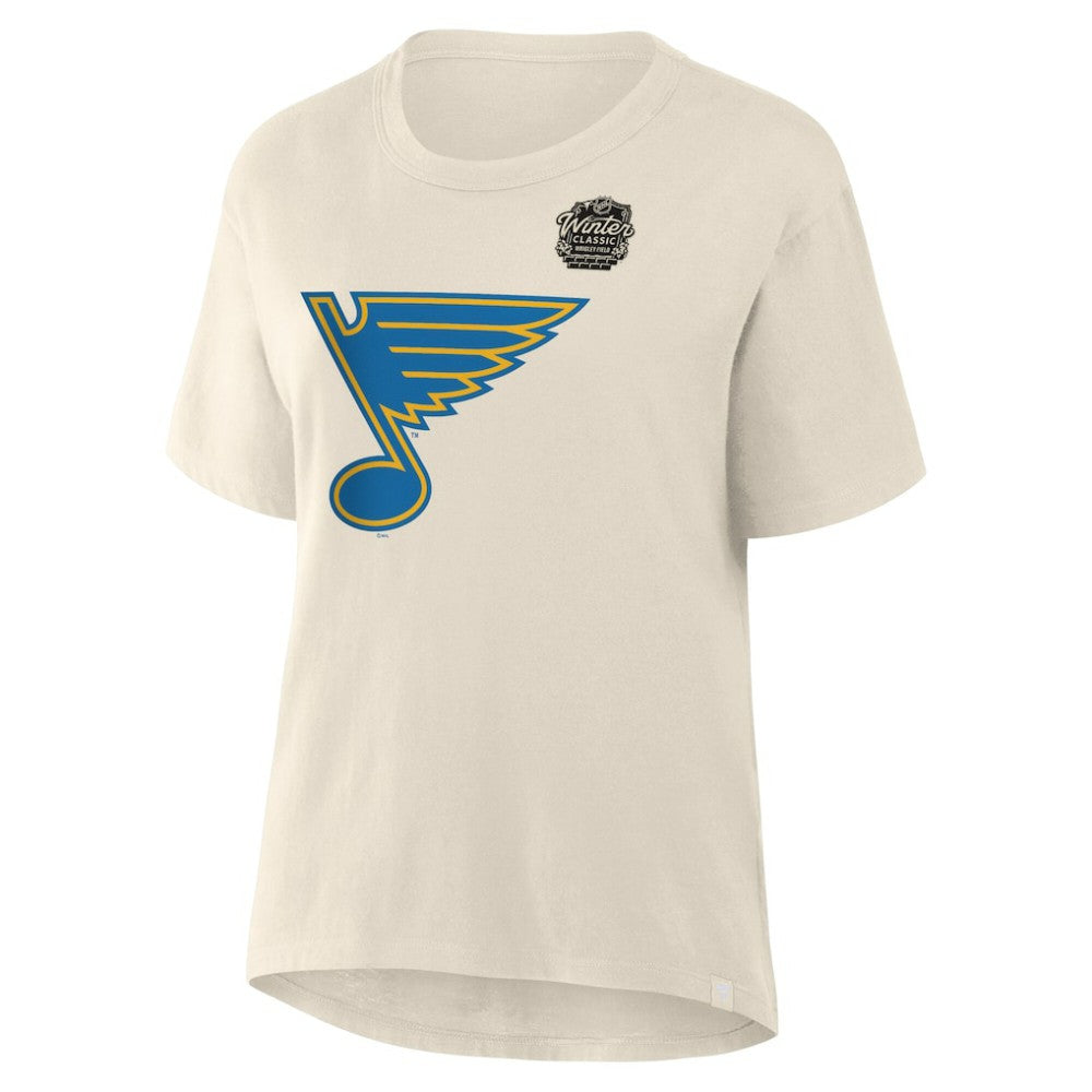 St. Louis Blues Fanatics Women's 2025 Winter Classic Primary Logo T-Shirt Sale