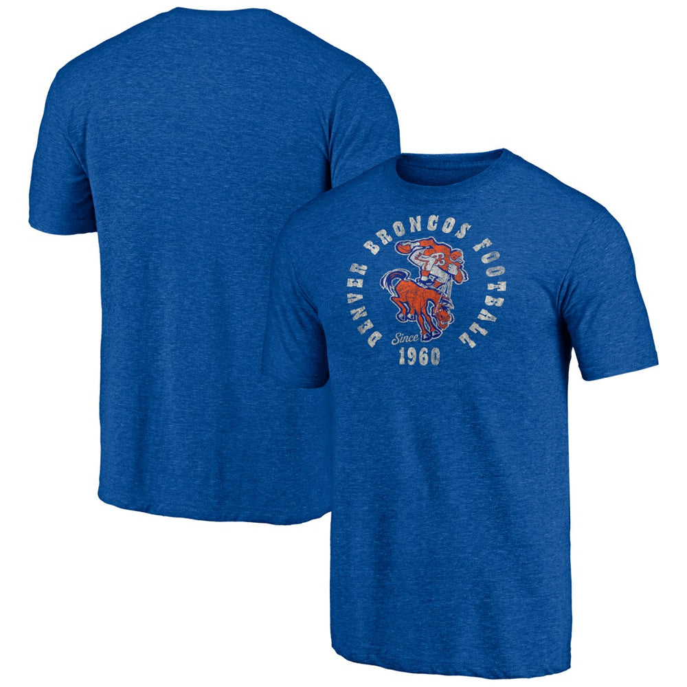 Denver Broncos  Vintage Tri-Blend T-Shirt