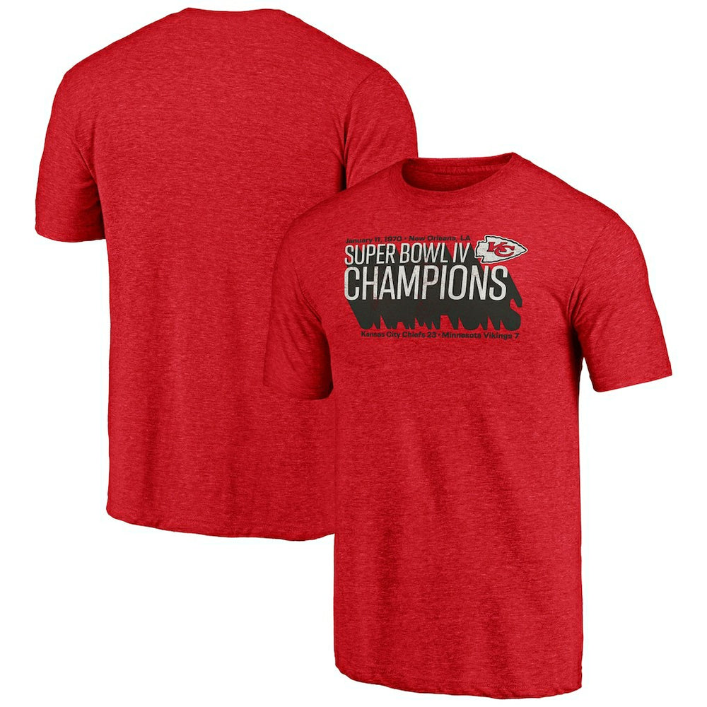 Kansas City Chiefs  Vintage Tri-Blend T-Shirt