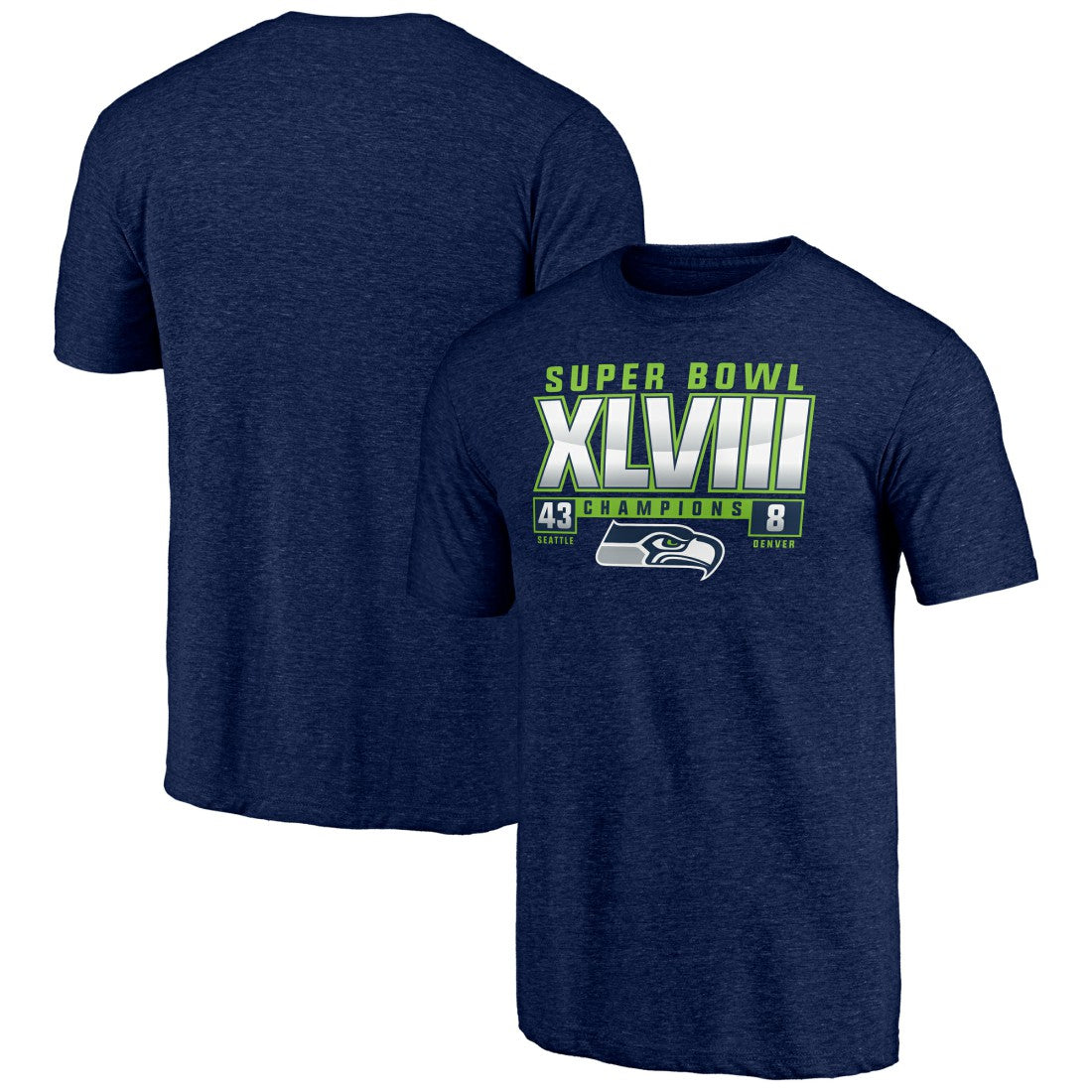 Seattle Seahawks  Vintage Tri-Blend T-Shirt