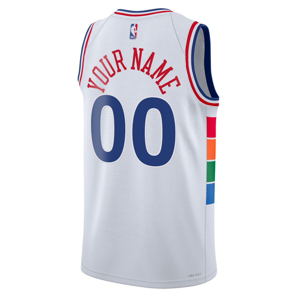 Philadelphia 76ers Unisex 2024/25 Custom Swingman Jersey Discount