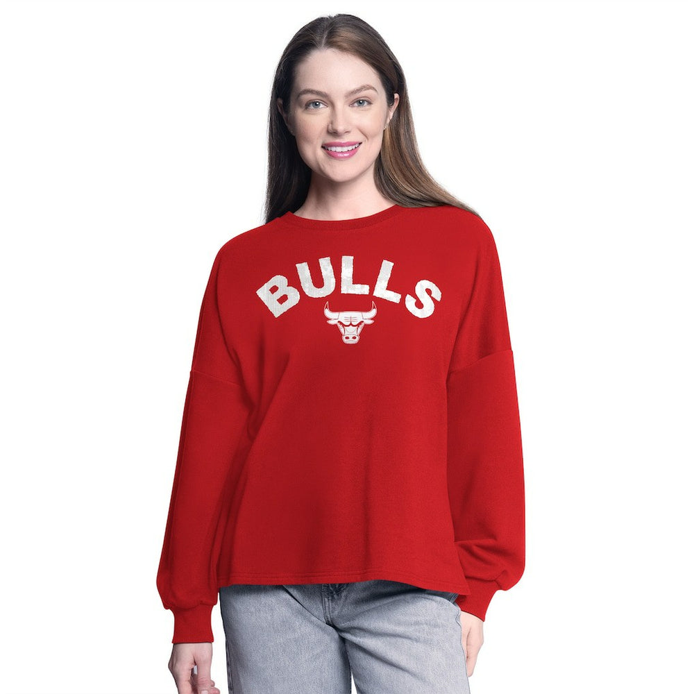 Chicago Bulls G-III 4Her by Carl Banks Women's Athletic Pullover Sweatshirt Outlet