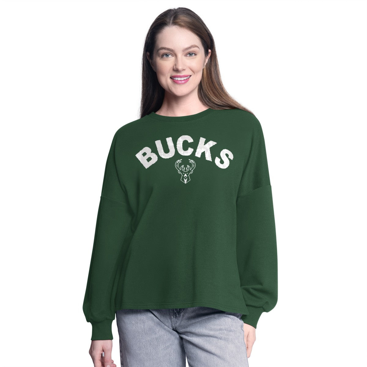 Milwaukee Bucks G-III 4Her by Carl Banks Women's Athletic Pullover Sweatshirt Online