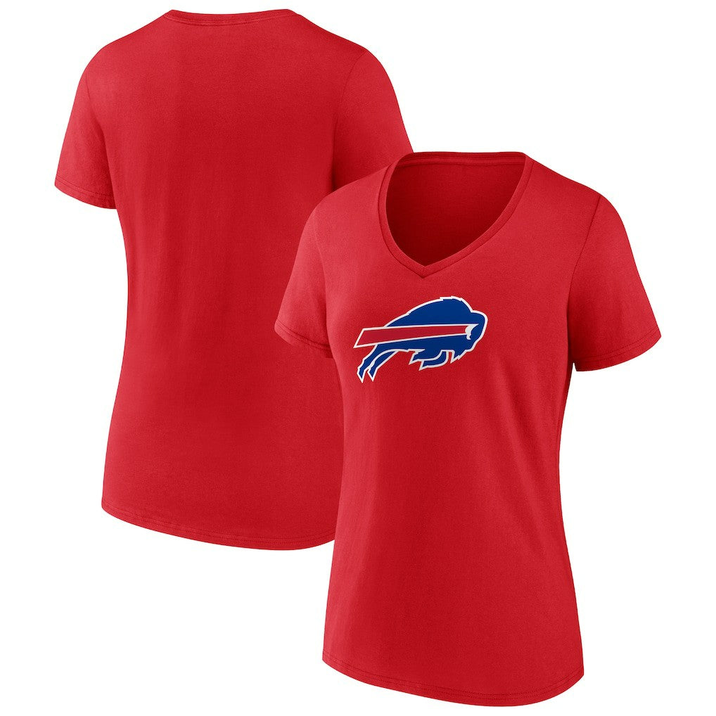 Buffalo Bills  Women's Primary Logo V-Neck T-Shirt