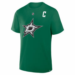 Jamie Benn Dallas Stars Fanatics Captain Authentic Stack Name & Number T-Shirt For Sale