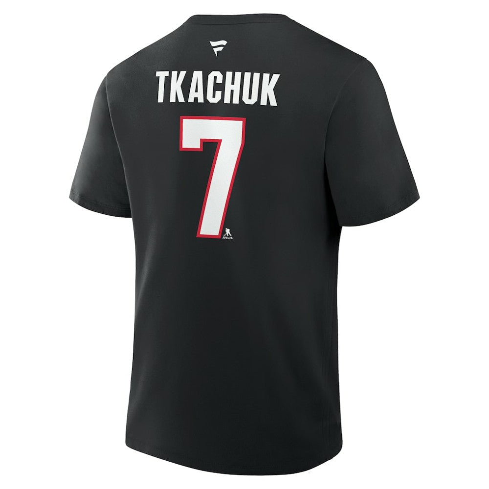 Brady Tkachuk Ottawa Senators Fanatics Authentic Stack Name & Number T-Shirt On Sale