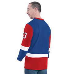 Philadelphia 76ers G-III Sports by Carl Banks Adaptive Rugby Long Sleeve Top For Sale