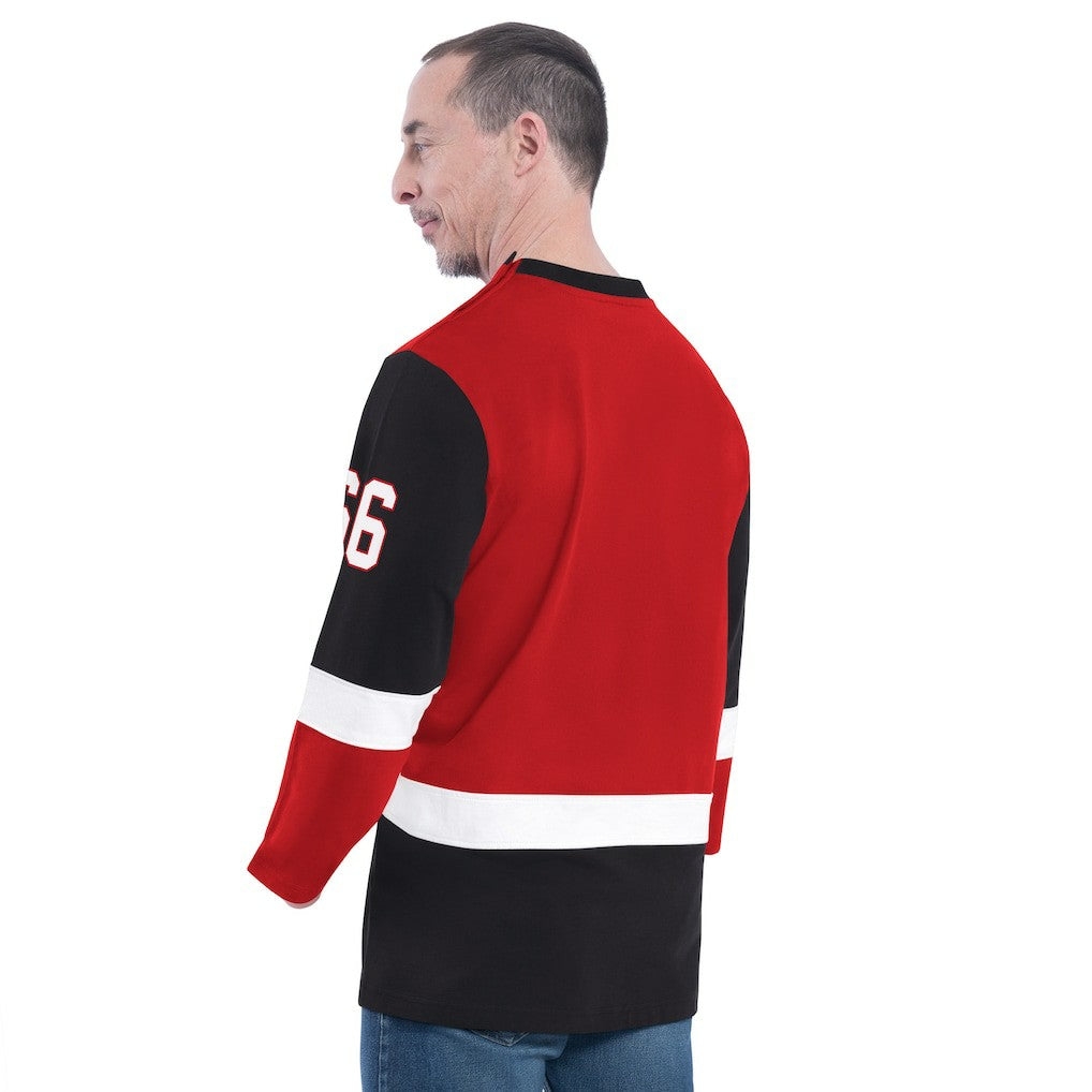 Chicago Bulls G-III Sports by Carl Banks Adaptive Rugby Long Sleeve Top sale Online