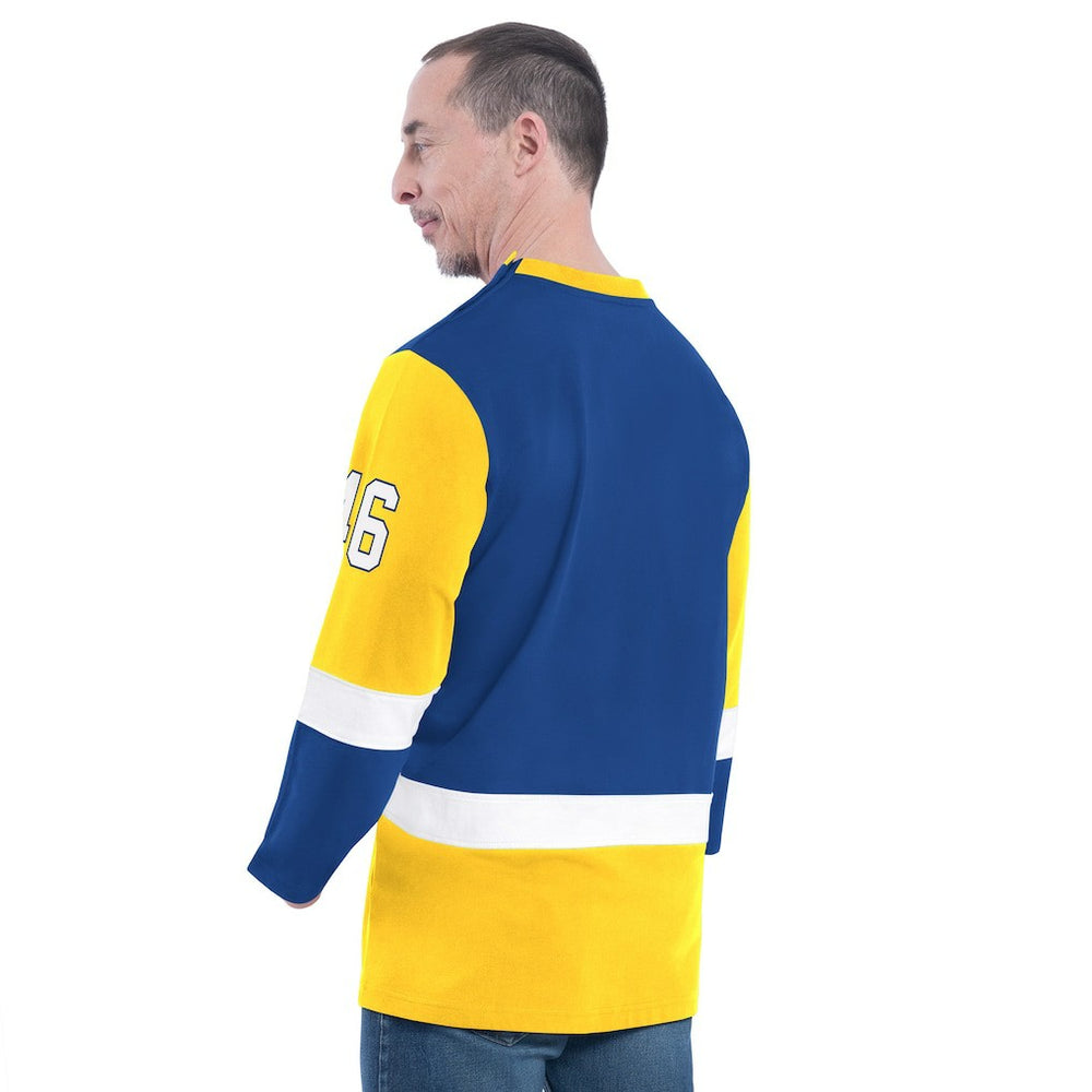 Golden State Warriors G-III Sports by Carl Banks Adaptive Rugby Long Sleeve Top sale Discount