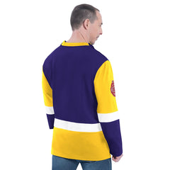 Los Angeles Lakers G-III Sports by Carl Banks Adaptive Rugby Long Sleeve Top Online