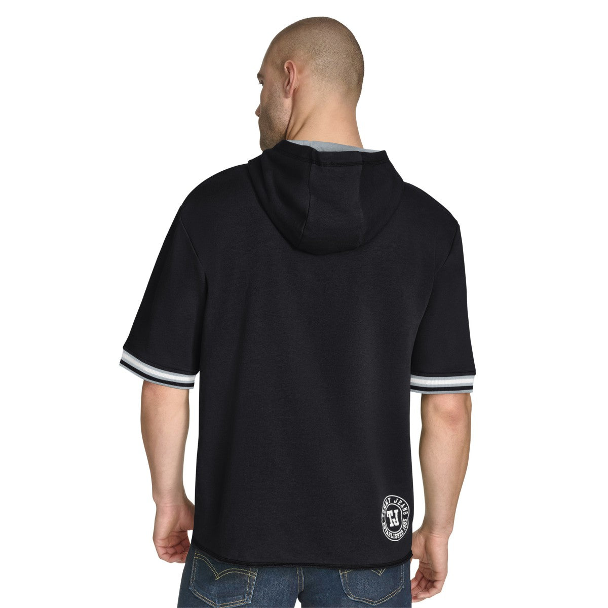 San Antonio Spurs Tommy Jeans Paul French Terry Short Sleeve Pullover Hoodie On Sale