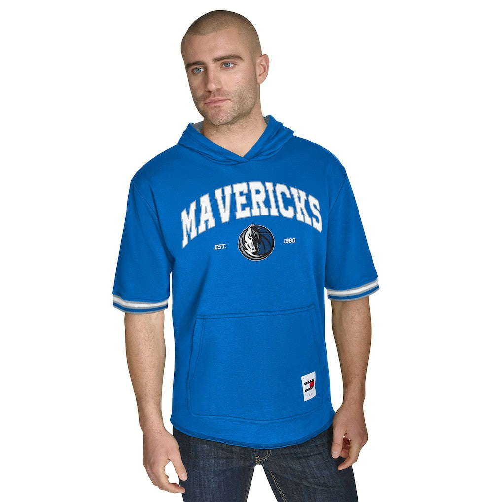 Dallas Mavericks Tommy Jeans Paul French Terry Short Sleeve Pullover Hoodie sale On Sale