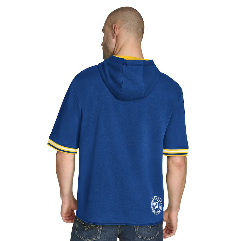 Golden State Warriors Tommy Jeans Paul French Terry Short Sleeve Pullover Hoodie sale Online
