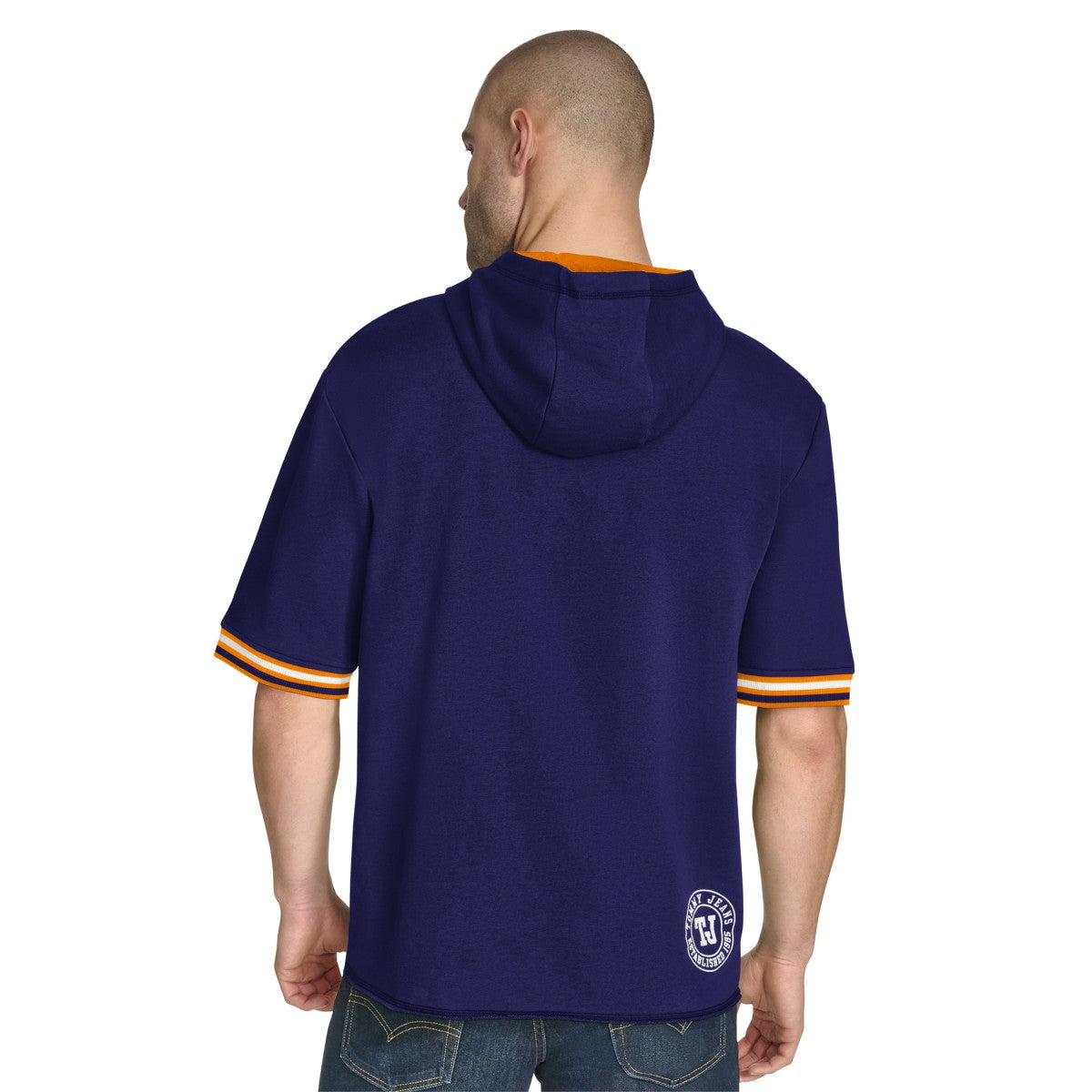 Phoenix Suns Tommy Jeans Paul French Terry Short Sleeve Pullover Hoodie For Sale