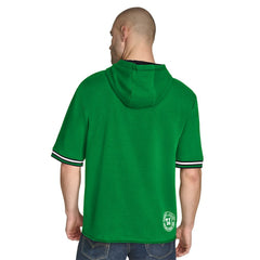 Boston Celtics Tommy Jeans Paul French Terry Short Sleeve Pullover Hoodie Discount
