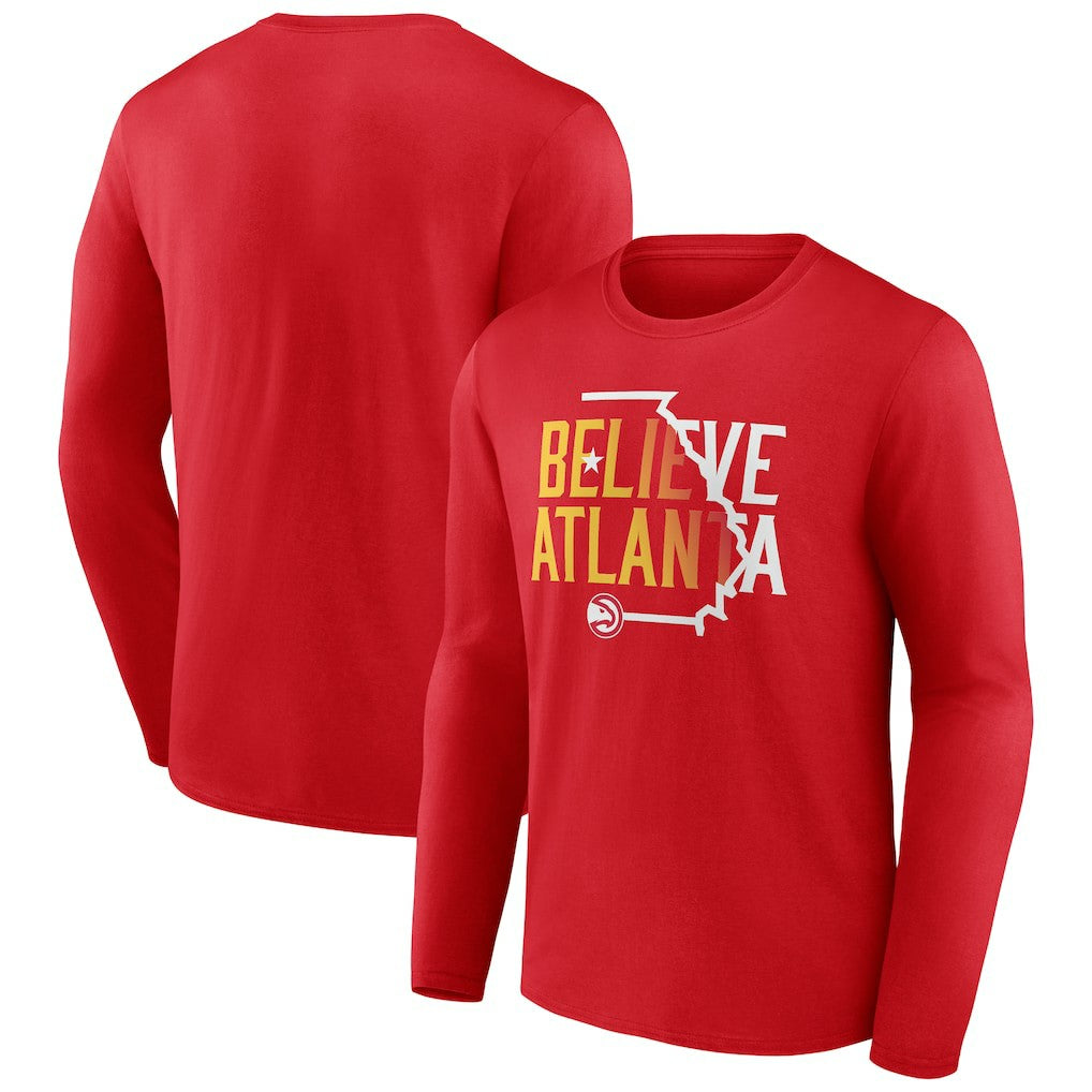Atlanta Hawks Team Pride Long Sleeve T-Shirt Discount