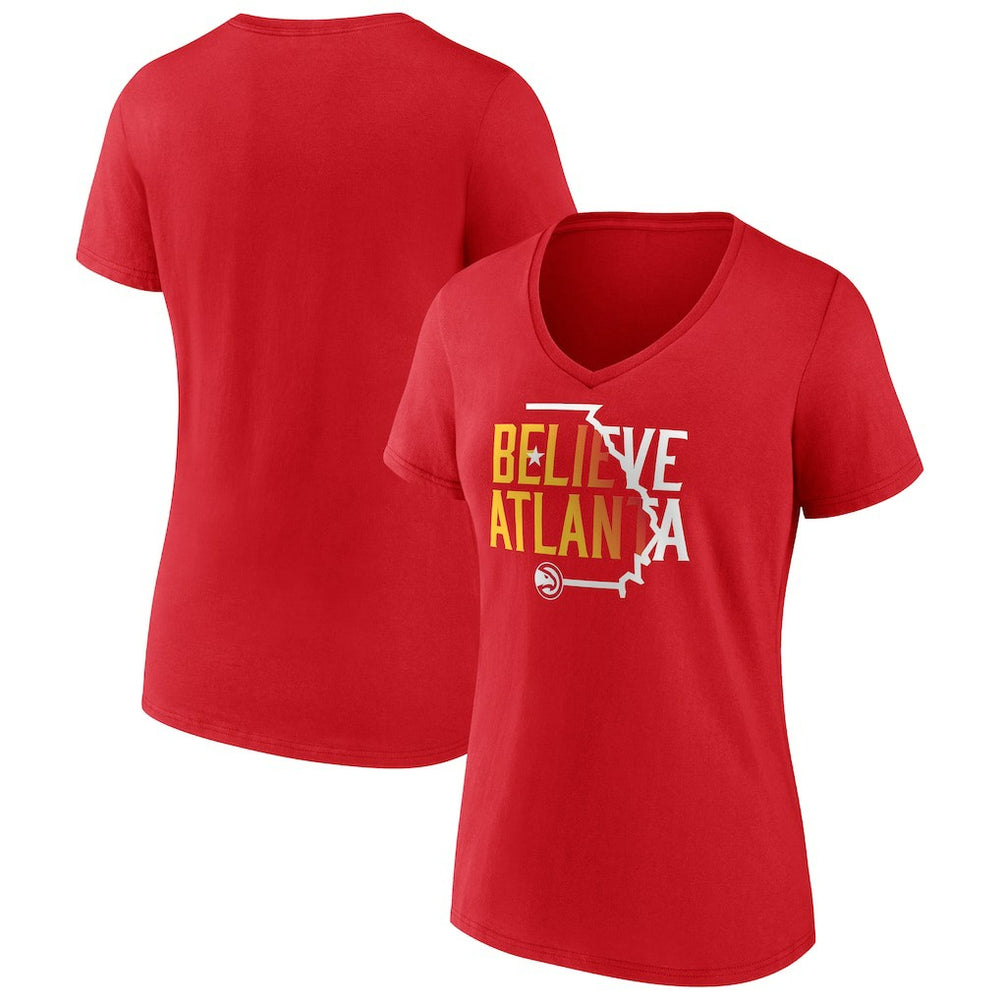 Atlanta Hawks Women's Team Pride V-Neck T-Shirt For Sale