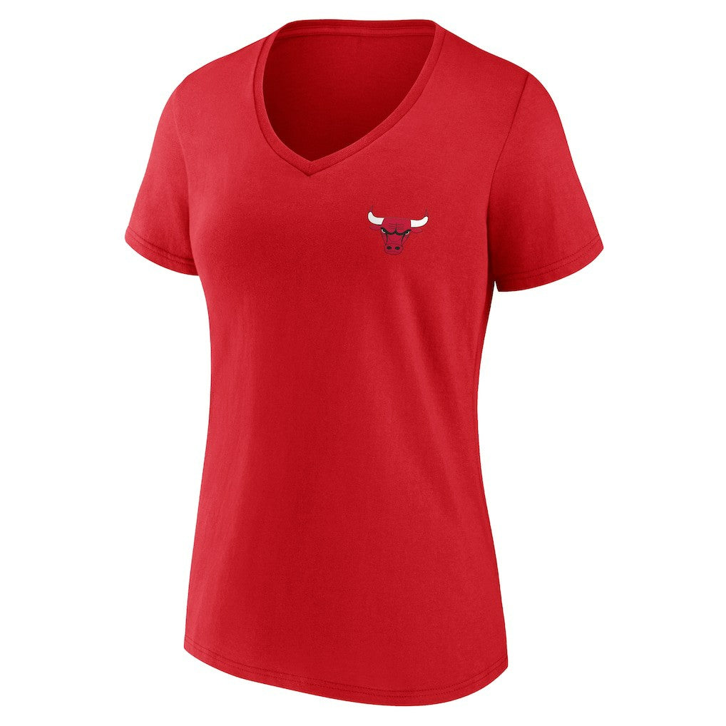 Chicago Bulls Women's Clutch V-Neck T-Shirt sale New