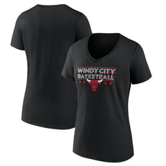 Chicago Bulls Women's Core Hometown Launch V-Neck T-Shirt sale Outlet