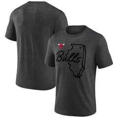 Chicago Bulls Announcer Tri-Blend T-Shirt On Sale