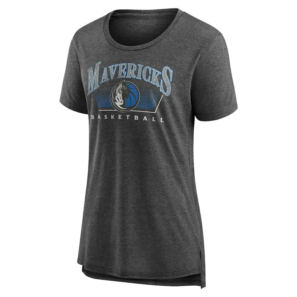 Dallas Mavericks Women's Selection Tri-Blend T-Shirt New