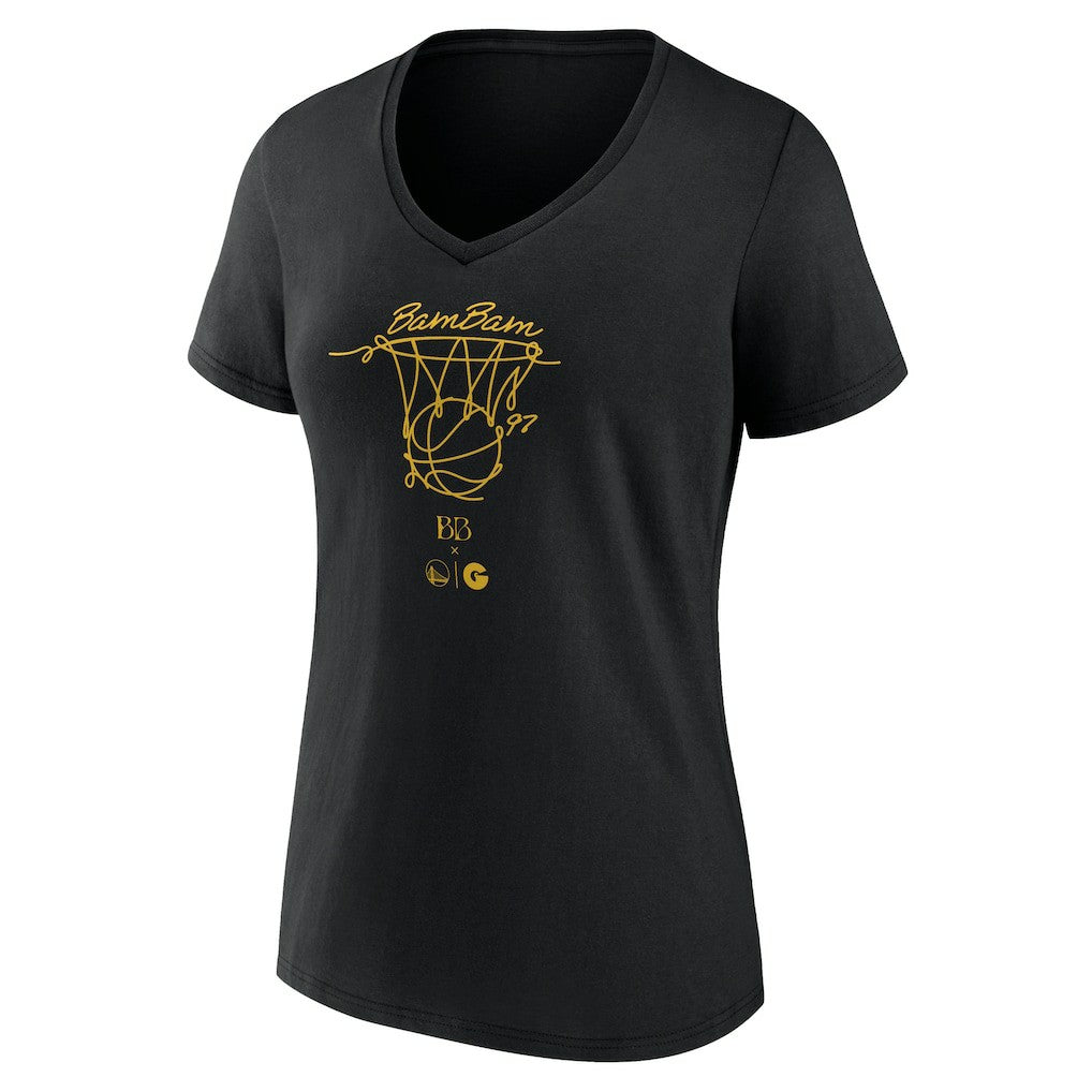 Golden State Warriors Women's Bam Bam V-Neck T-Shirt sale Discount