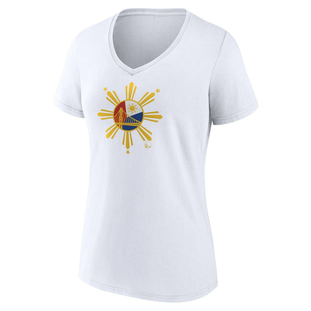 Golden State Warriors Women's Heritage V-Neck T-Shirt sale Online