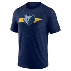 Memphis Grizzlies Announcer Tri-Blend T-Shirt On Sale