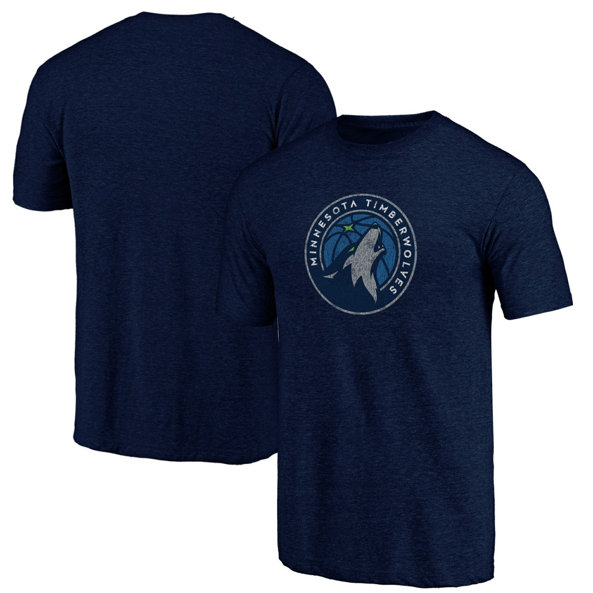 Minnesota Timberwolves Distressed Tri-Blend T-Shirt Outlet